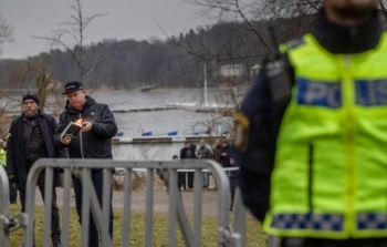 حرق نسخة من القران بالسويد